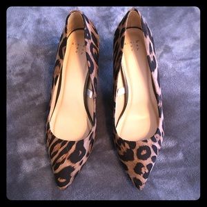 Leopard print heels